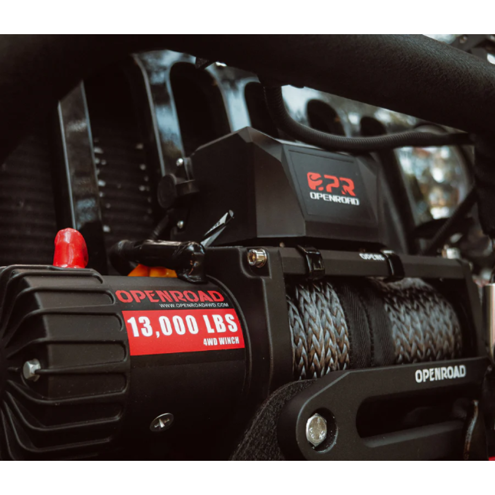 OPENROAD 13000LB 12V SENTETİK HALATLI VİNÇ