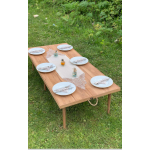 DORU KATLANABİLİR AHŞAP KAMP MASASI