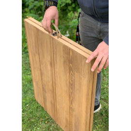 DORU KATLANABİLİR AHŞAP KAMP MASASI