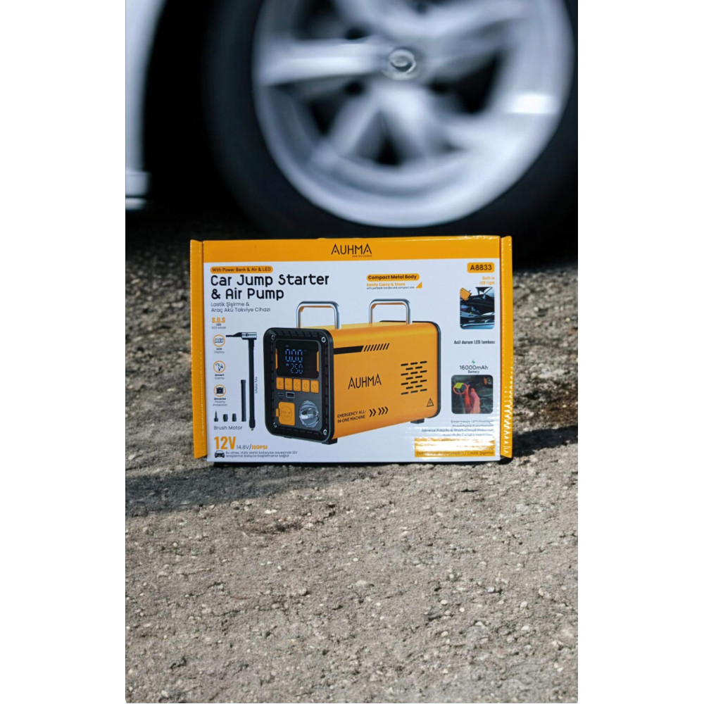 16.000 MAH.AKÜ TAKVİYE & KOMPRESÖR